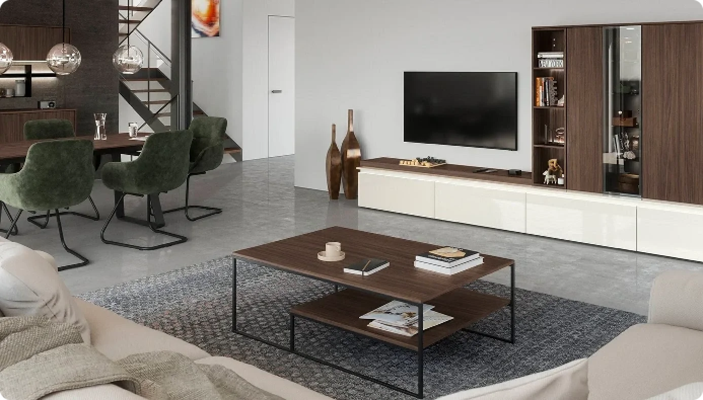 Rangements intégrés — living